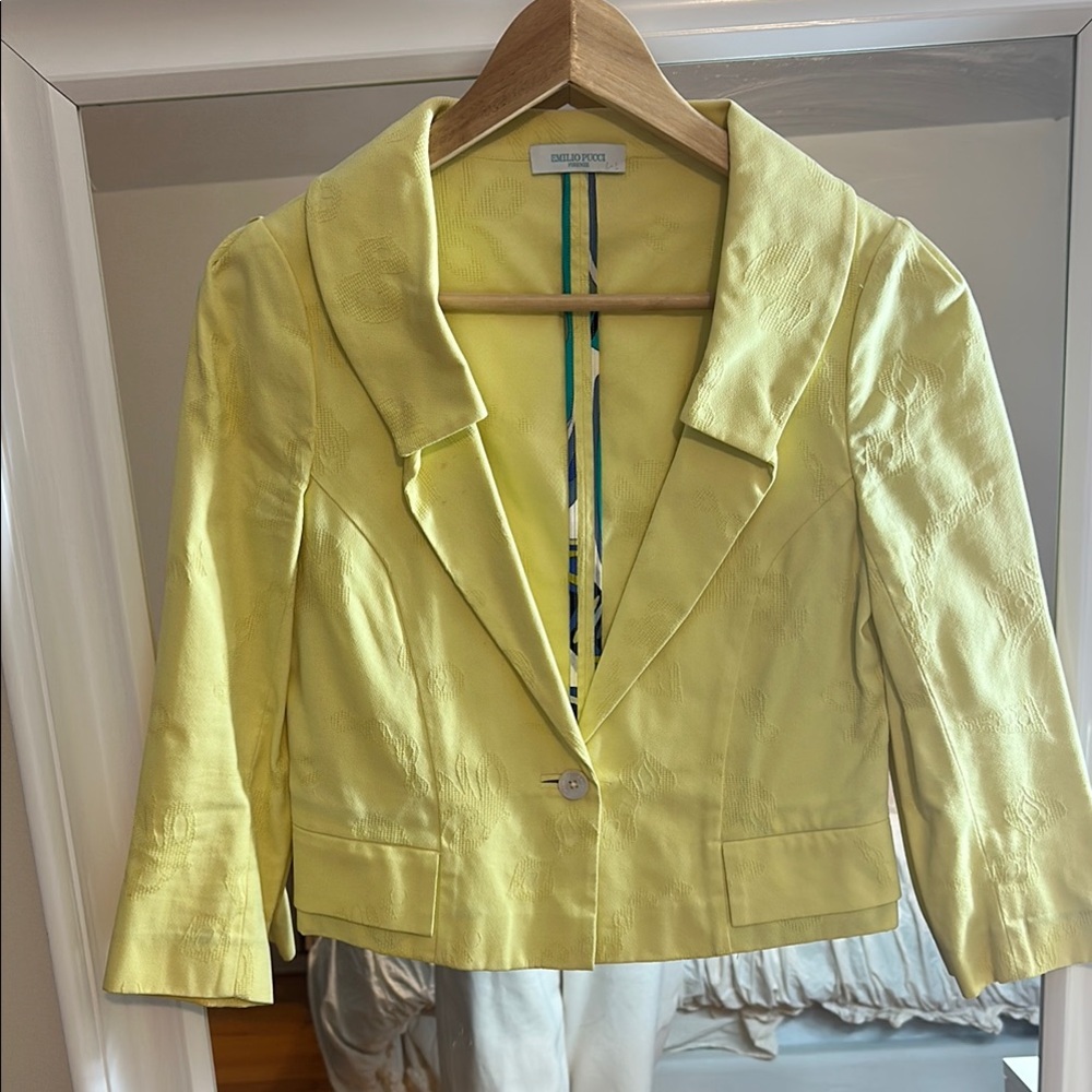 Yellow Women's Jacket by Ann Taylor